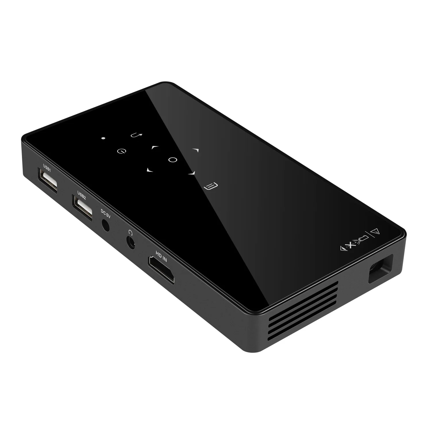 Beautiful Design Cheap Android 7.1 1GB 8GB 50 ANSI Lumens HD In P8 DLP Mini Projector Full HD 1080p with Touch Control