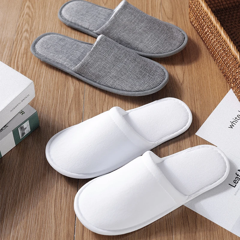 New Style Cheap Prices Cotton Bulk Black Eco Friendly Terry Custom Hotel Slippers Disposable Luxury For Guests Room