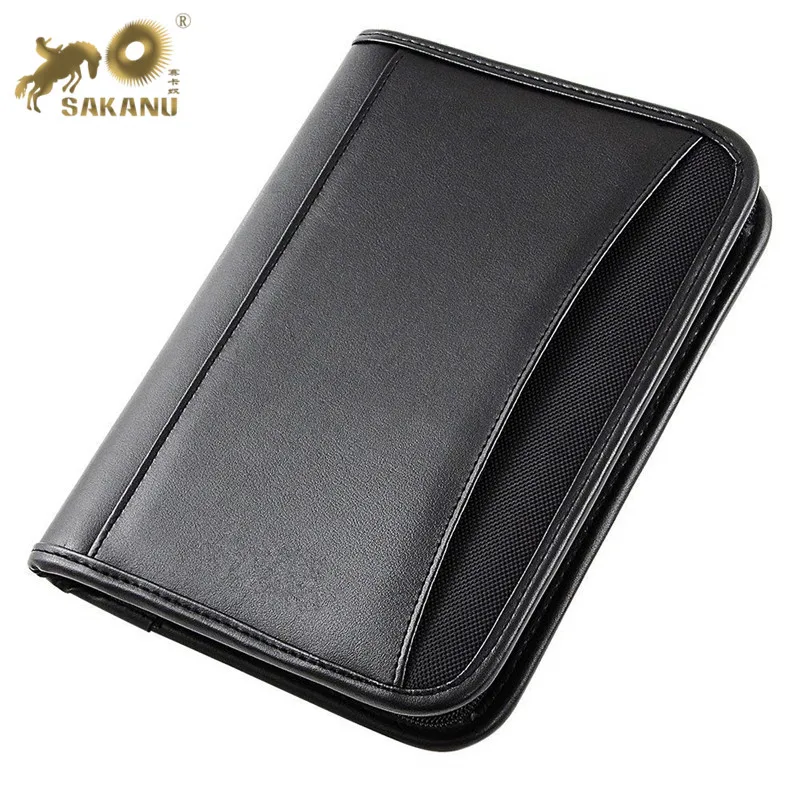 Pu Leather A4 Portfolio OEM Expandable Signing File Folder