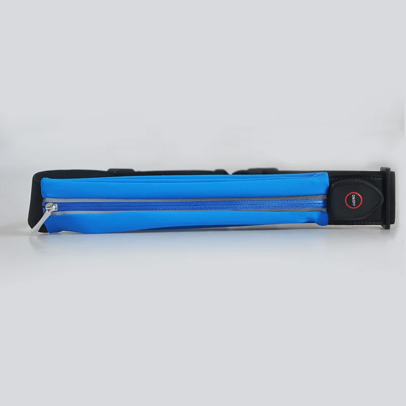 Free Sample Super Quality Waterproof USB Rechargeable LED Running Belt LED Waist Bag