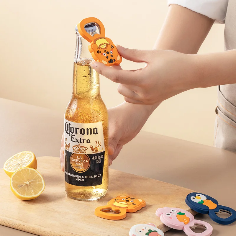 PVC Fridge Magnet Manufacturer Custom Promotional Soft PVC Rubber Fridge Magnets Bottle Opener