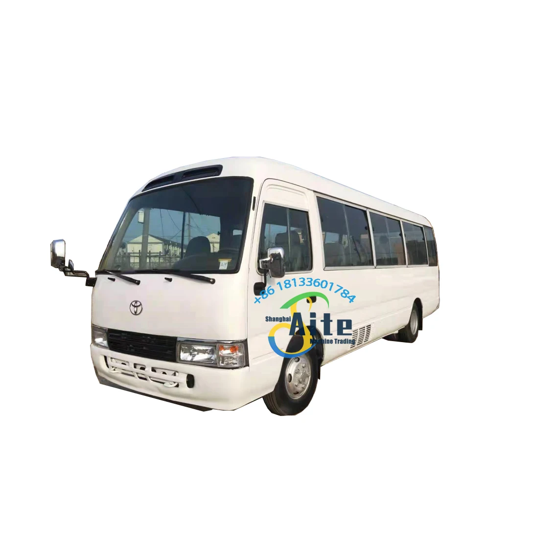 used japan original coach bus diesel manual 23 seats left steering toyot a coaster bus
