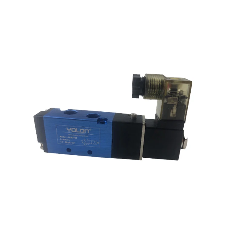 4V210 2/5 Way single control plate type pneumatic solenoid valve 4v210-08