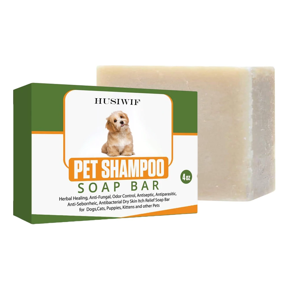 Natural Dog Shampoo Soap Bar and Dog Shampoo and Conditioner for Smelly Dogs Bath Cleaning