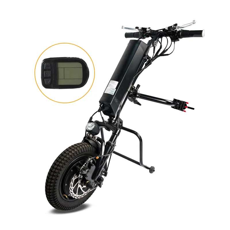 Portable detachable manual wheelchair electric trailer accessories suitable for people with disabilities