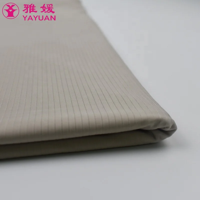Ultra thin glossy stripe 82 nylon 18 spandex tank top underwear swimwear polyamide elastane fabric nylon spandex fabric