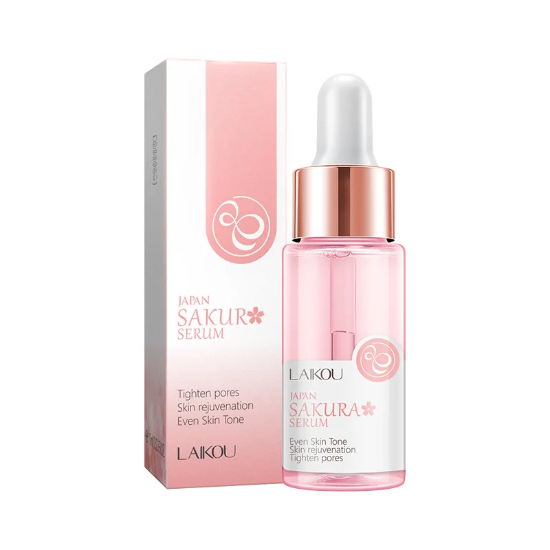 Laikou Japanese cherry blossoms essence liquid stock liquid 17ml facial moisturizing essence