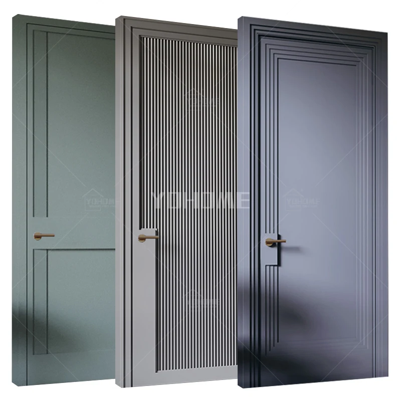 China top manufacturer modern wood doors room solid core interior doors 36 x 96 bedroom door and other rooms in the apartment