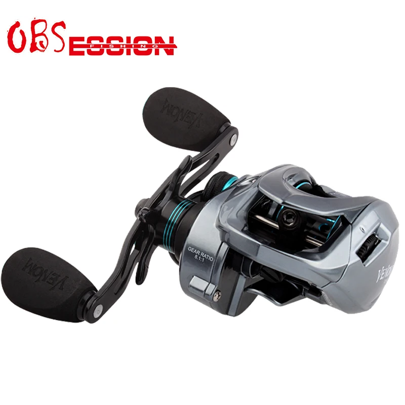 8.1:1 Good quality  Magnetic Break Fishing Reels Carbon Washer Drag 8kg Baitcasting Fishing Reel Wholesale  and OEM orders