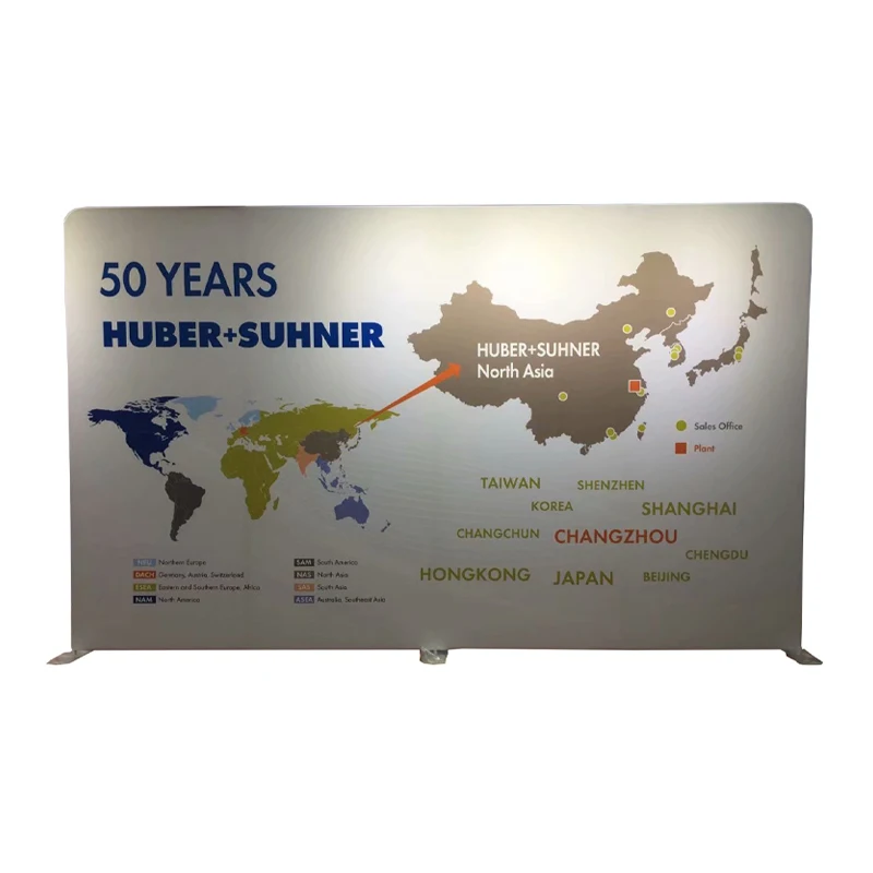 Тканевый фон с изображением напряжение рекламы ткани торговой выставки дисплей подставка для фона