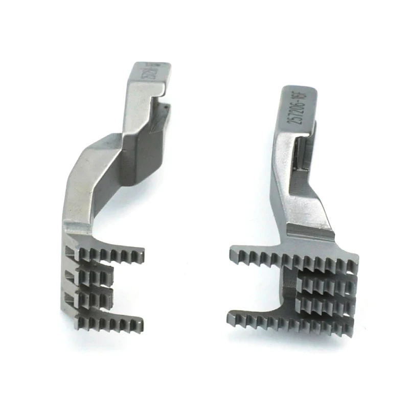 257258-16F/257206-16F 257259-16F/257207-16F Feed Dog Set For Pegasus W561 W562 Coverstitch Sewing Machine 3.2 4.0 4.8 5.6 6.4mm