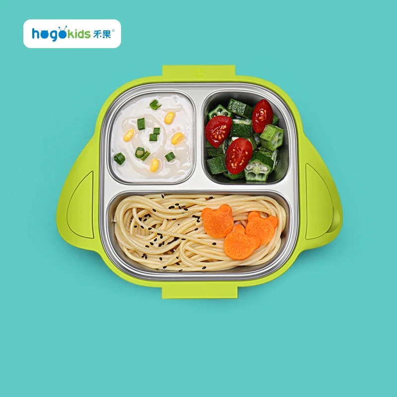 Baby Dish Bowl Plates with Lids Silicone Baby Bowl Set Anti Spill Baby Bowl