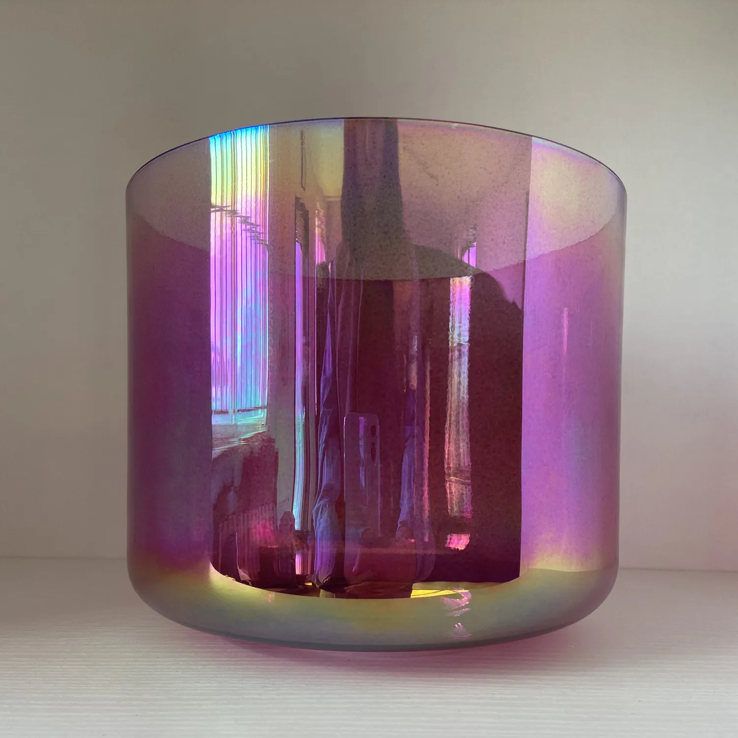 Alchemy Ruby Cosmic Light прозрачная кварцевая Хрустальная Поющая чаша для звукового исцеления и терапии