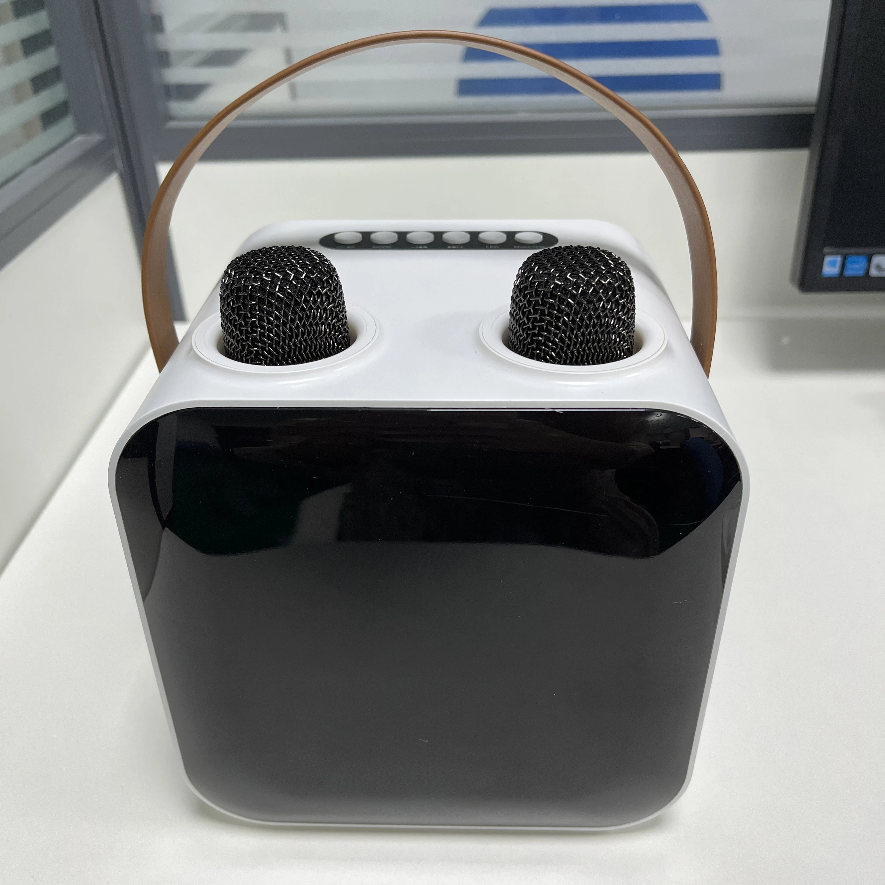 Portable Karaoke Machine LED Screen BT5.0 Wireless karaoke speaker with wireless microphone