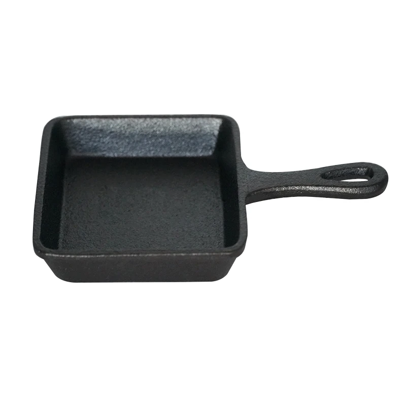 ChuiHua Low price mini size rectangle tamagoyaki japanese pan cast iron skillte breakfast cooking egg frying pan cookware
