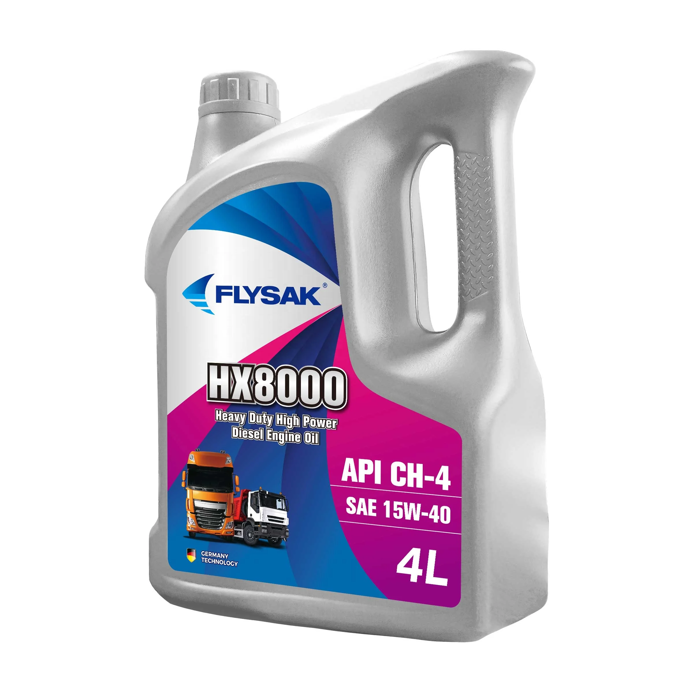 FLYSAK HX8000 heavy duty diesel engine oil API CH-4 SAE 15W40 4L