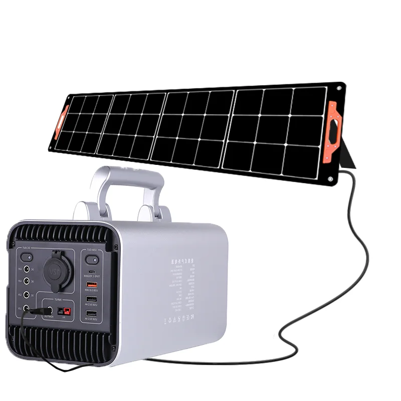 ELAN 1000w Solar Power Station For Home Use Travel Camping Laptop Mobile Phone Charger 1000w 2000w Portable Solar Generator