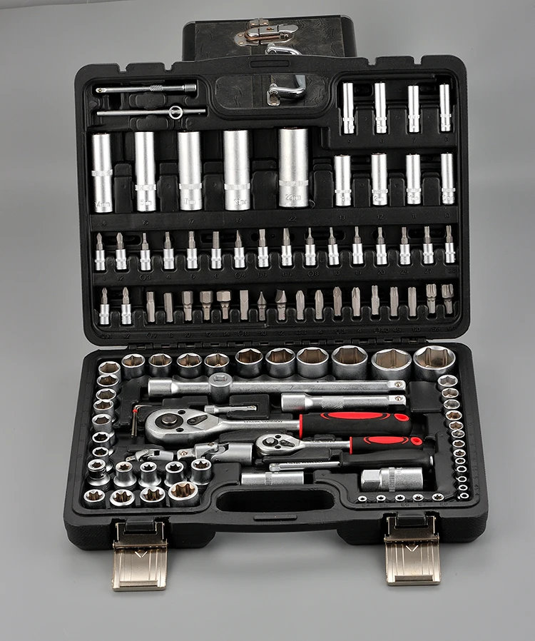 Vanadium 108vanadium 108 chrome tools Prefessional car auto wrench socket tool set