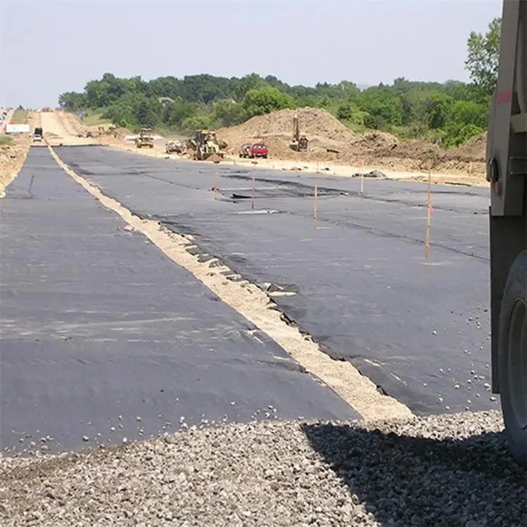 Hdpe/PP Uniaxial 25kn Geogrid For Roadbed Reinforcement Various Specifications of Needle Punch Geotextiles short Fiber