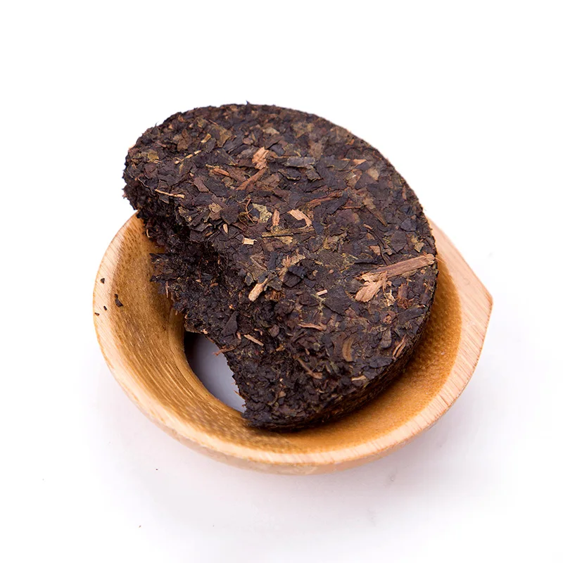 
Chinese tea leaves organic 20g easy cooking sliced black/dark tea brick 