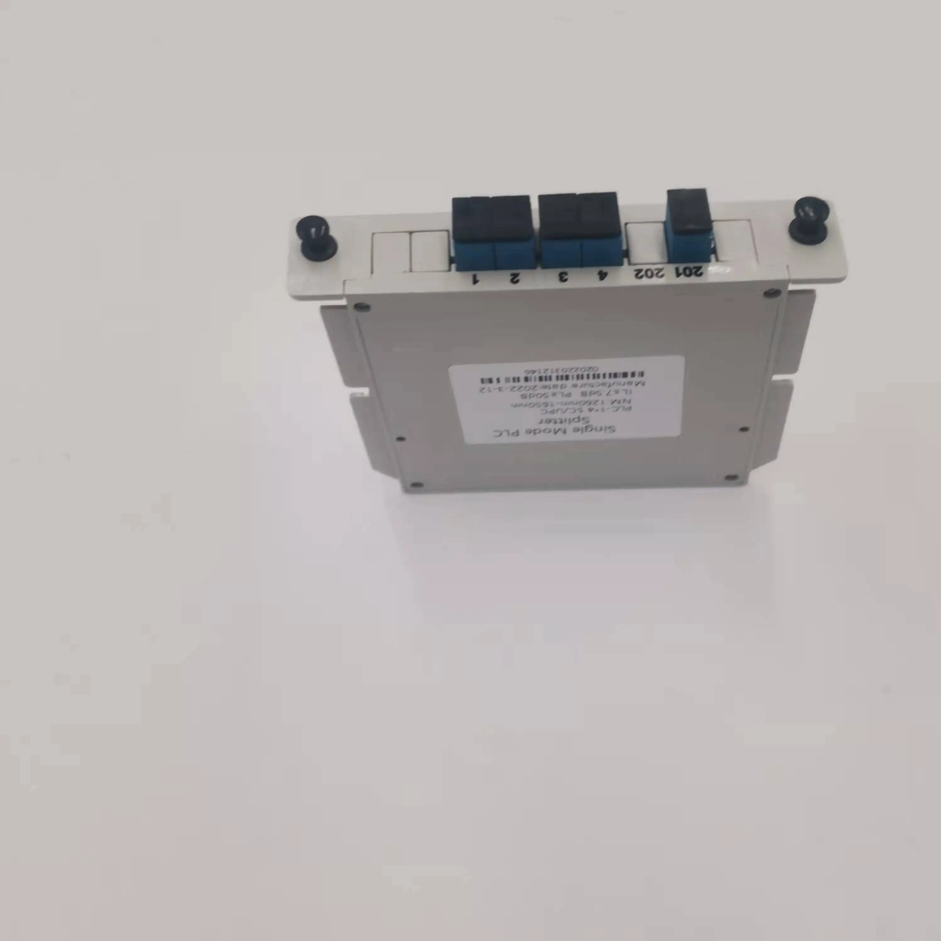 1x4 1x8 1x16 1x32 1x64  cassette plc splitter SC/UPC APC Fiber PLC Splitter Box With Insert Type