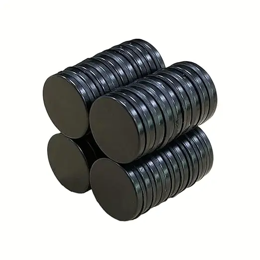 Waterproof N35 N38 N40 N42 N45 N48 N50 N52 Strong Rare Earth Black Epoxy Coated Neodymium Magnets for Whiteboard Billboard Hobbi