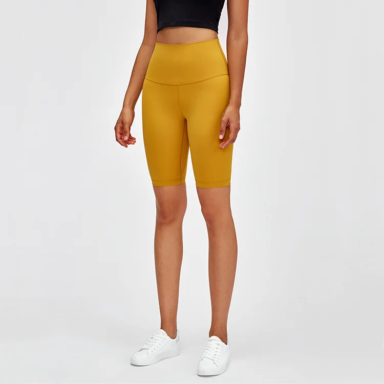 Wholesale High Quality Custom Logo New Design Tights Women High Waist Butt  Lift Biker  Shorts Jogger Seamless Leggings