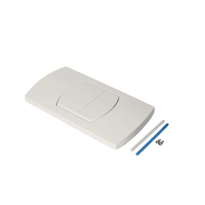 Bathroom Black Mechanical conceal cistern panel plate actuator flush plate toilet push button