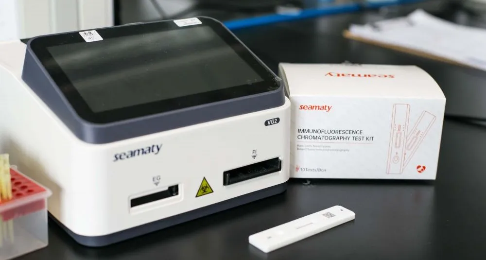 Анализатор иммуноанализа газа крови Seamaty VG2 анализатор ветеринарный электролита система