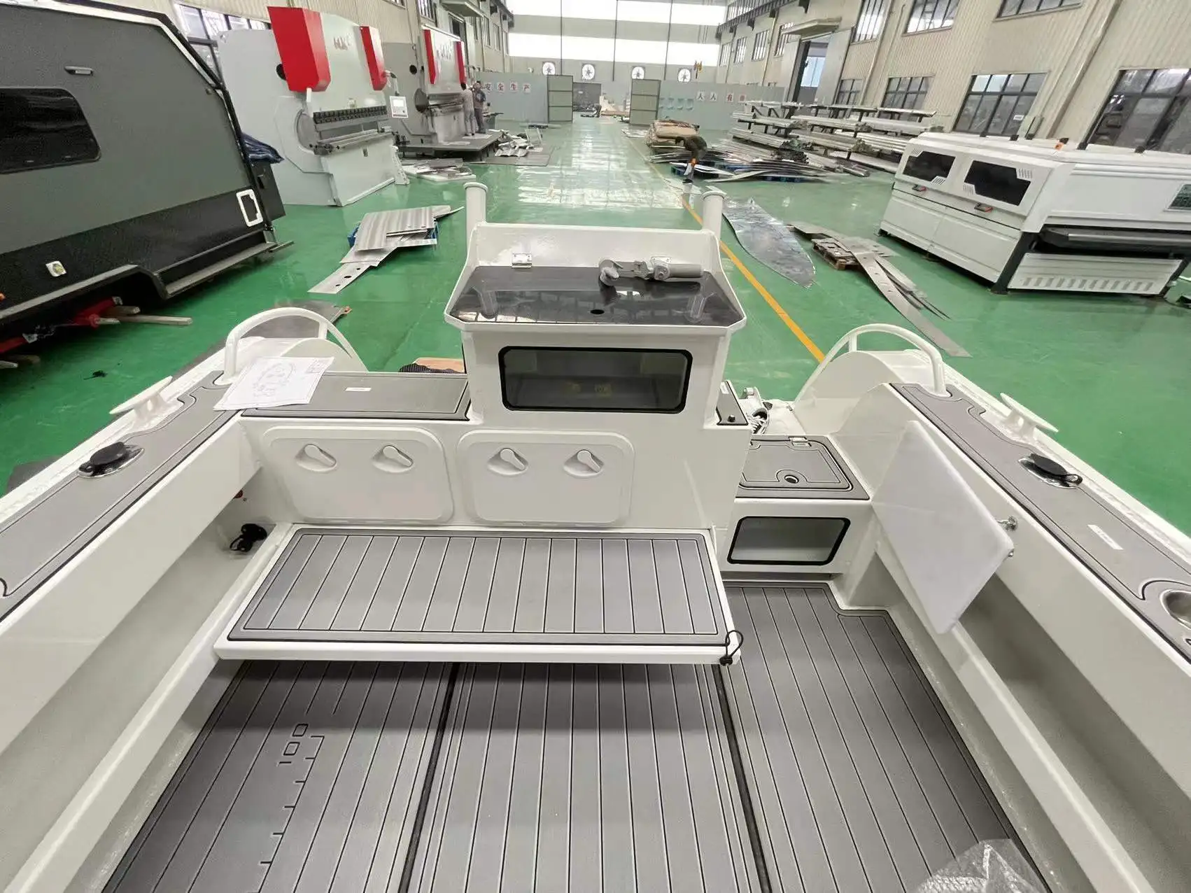 Chinese Aluminium Boat for sale- 6m 20ft Profisher Welded Aluminum Fishing Boat Deep V Bottom Boat