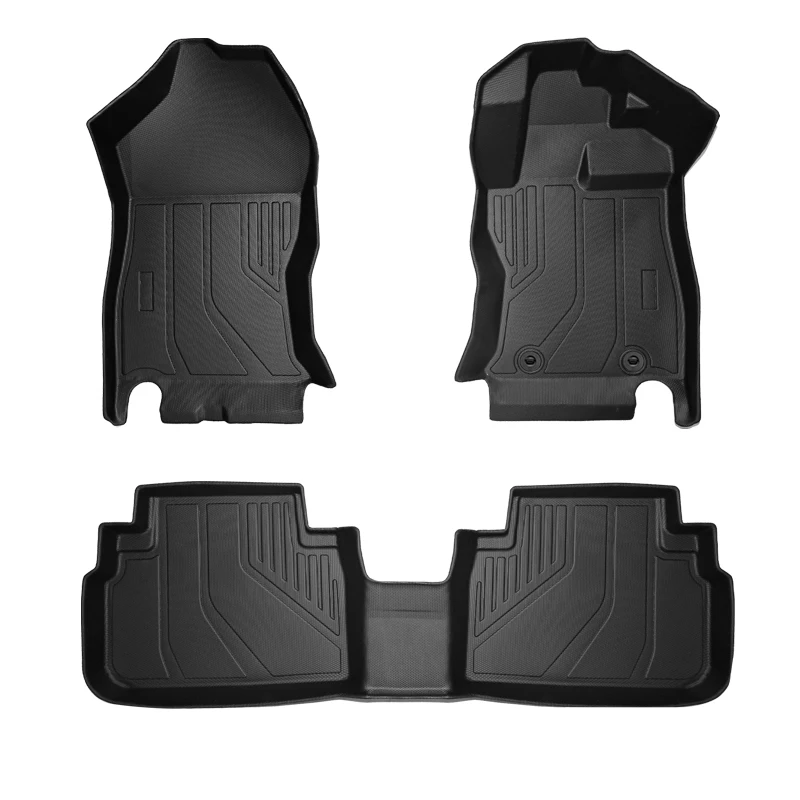 JAPAN MARKET FORESTER RHD All-Weather Car Mats TPE Material with Cyberpunk Design Style Including Trunk Accessories