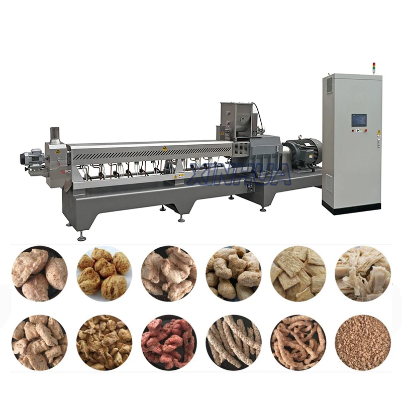 High Moisture Tsp Tvp Soy Protein Extruder Machine Processing Line