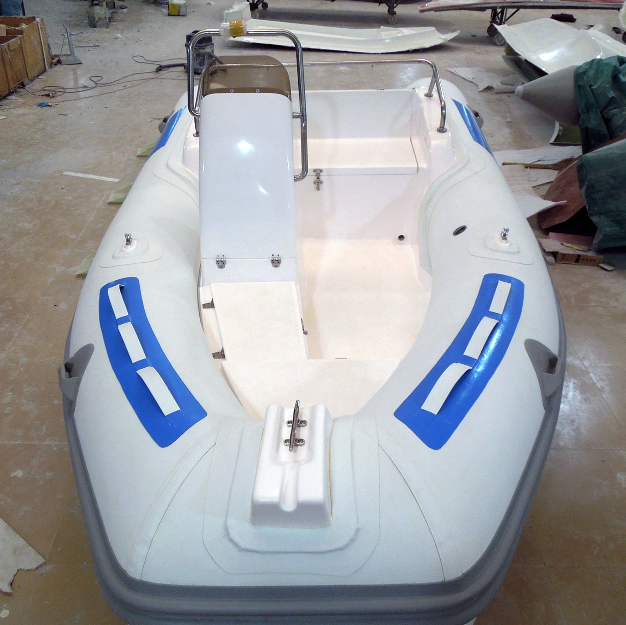 
4.2 meter hypalon tube rigid inflatable boat 