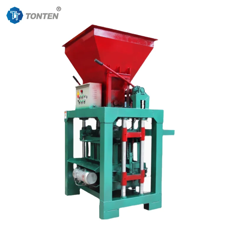 Factory Direct Supply Small Fully Automatic DF4-35B Brick Making Machine With Hopper Made In China