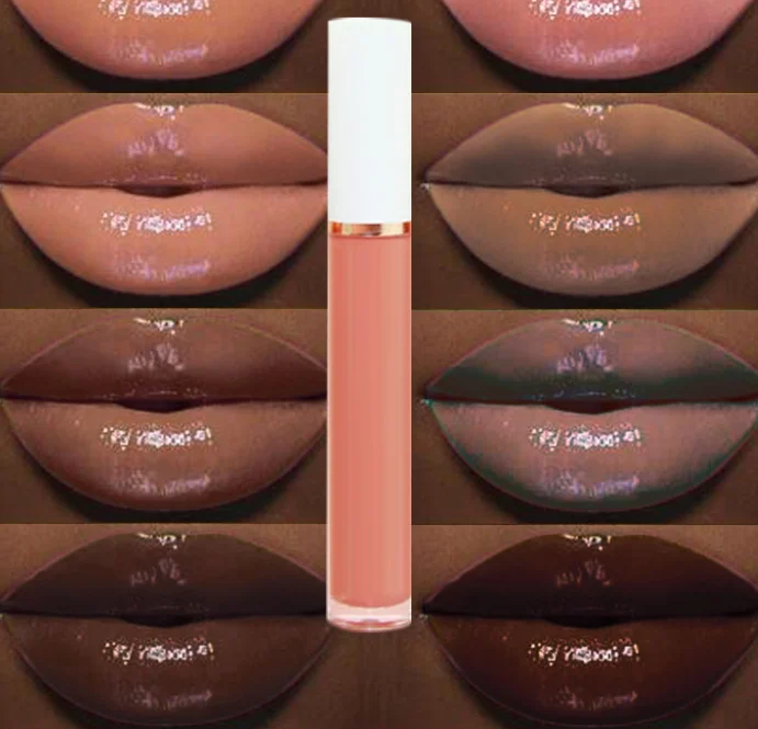 Vegan private label nude clear lipgloss tube vendor plumping lip gloss base vendors lip gloss