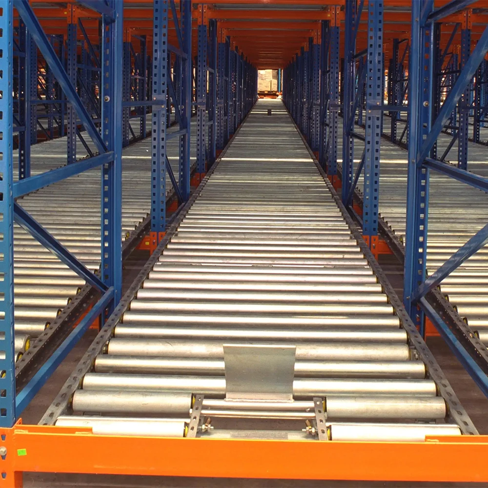 Peterack Industrial Customized Warehouse carton storage flow gravity pallet roller rack