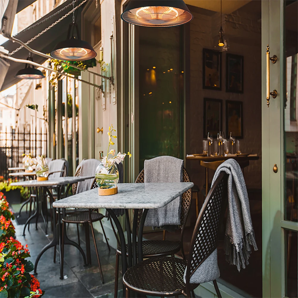 2022 New Design Super Heat Economic Ceiling Electric Patio Heater