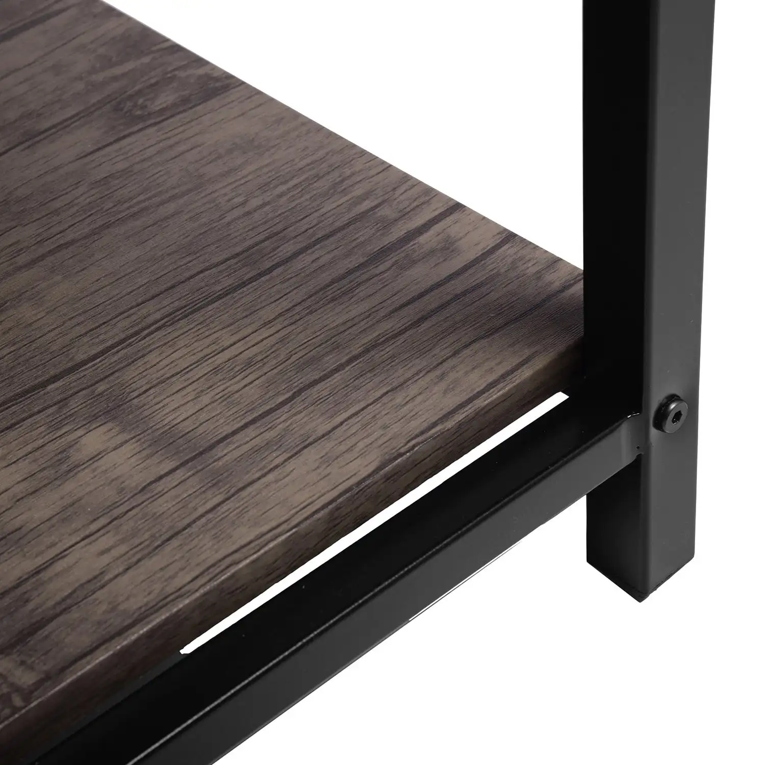 Loft Angband L-Shaped Corner Computer Desk Writing Table with Shelf