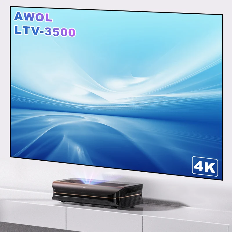 AWOL VISION LTV-3500 Dlp Projector Android Laser Projector 4K Wifi Laser Projector 4K Home Theater Systems