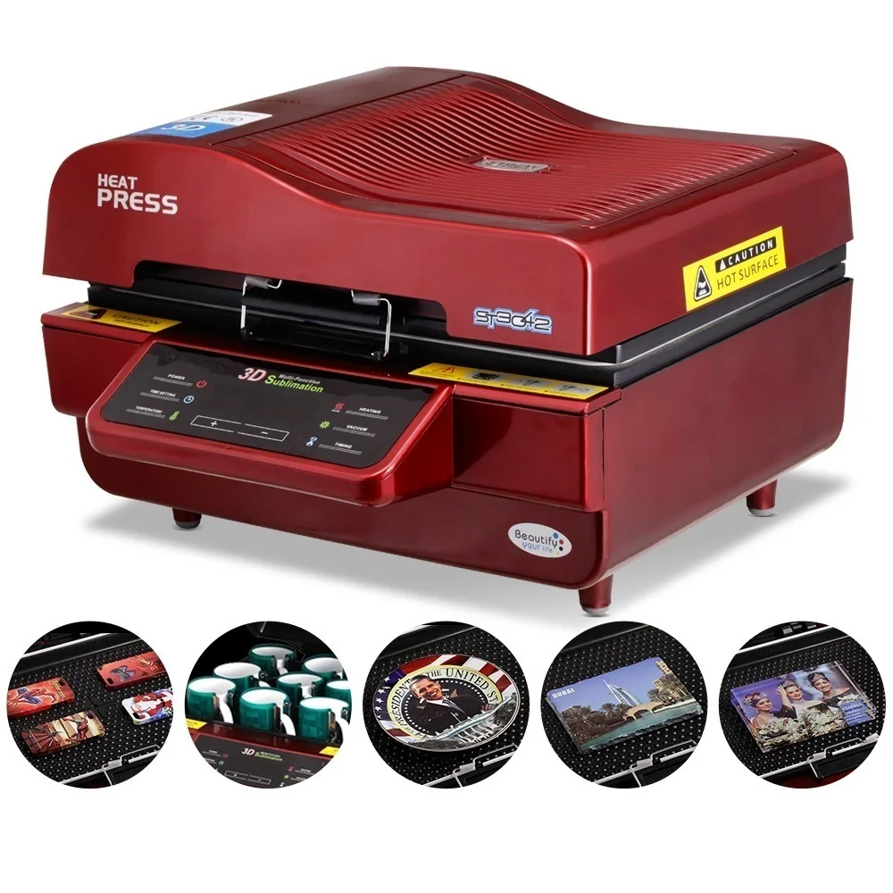 Freesub 3d sublimation vacuum heat press machine phone mobile case printing machine hot stamping machine ST-3042
