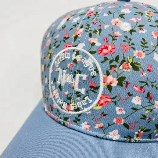 2024 New Flower Sublimation Printed Baseball Cap Sun Protection Fashion Commuting Everything