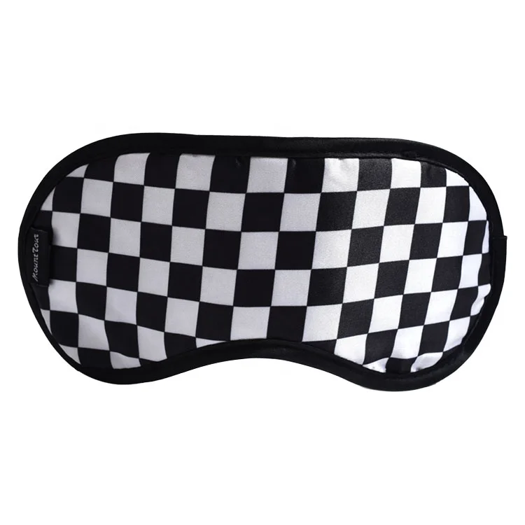 OEM Customized Private Label Travel Satin Breathable Soft Comfortable Eye Mask for Sleep