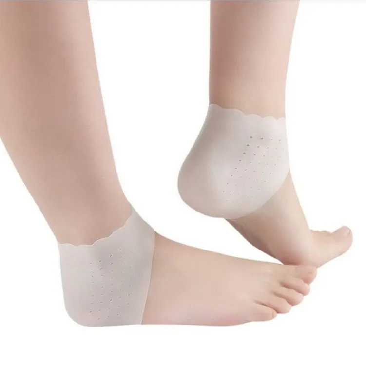 Silicone Invisible Heel Protector Sleeve Heel Spur Pads For Relief Plantar Fasciitis Heel Pain Reduce Pressure