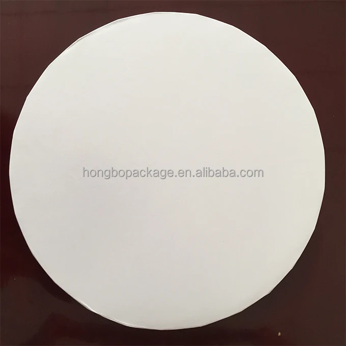 Wholesale Price High Quality White Corrugated Board Ring Cake Drum Board