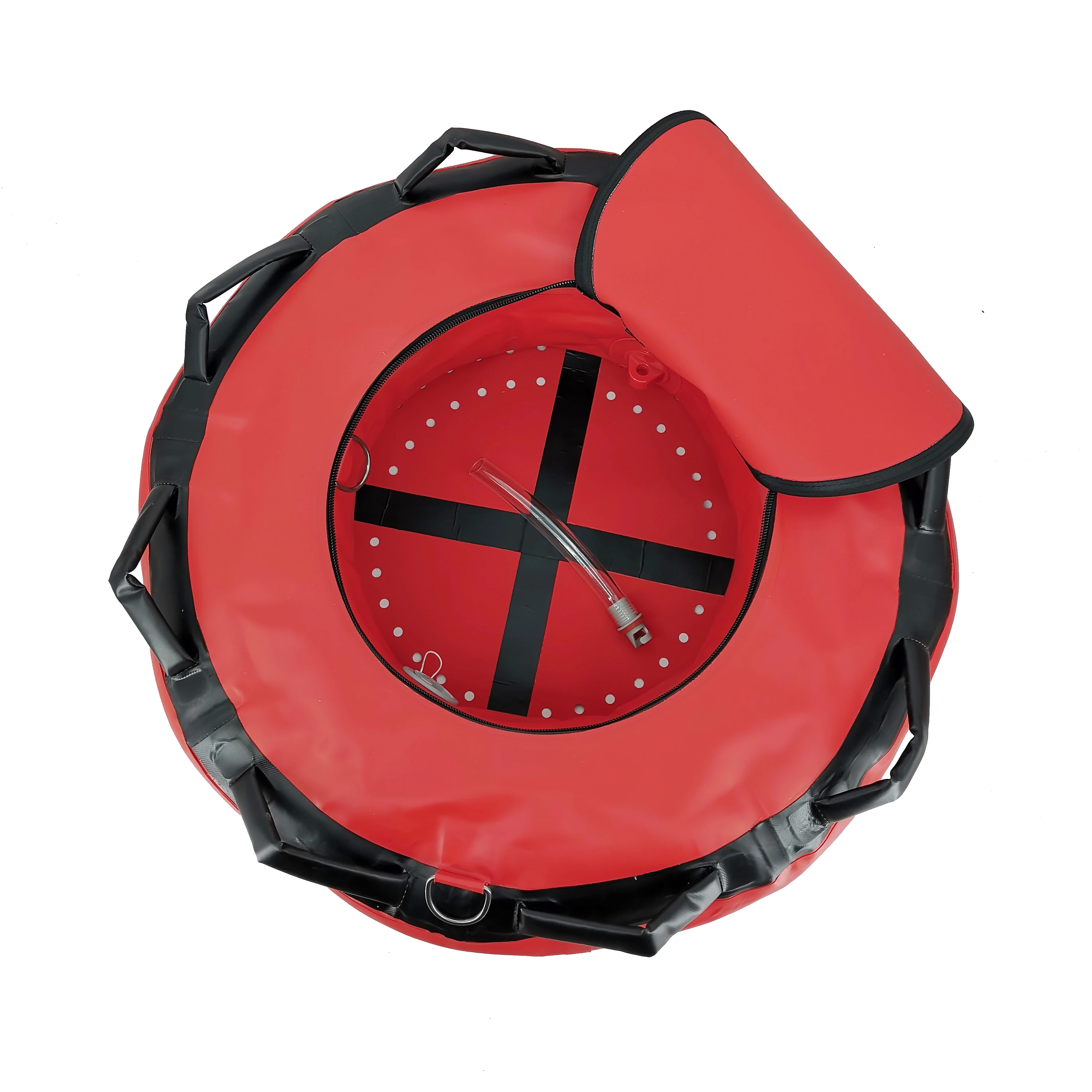 YELLOW and red Free Diving Buoy 1000D PVC Heavy duty