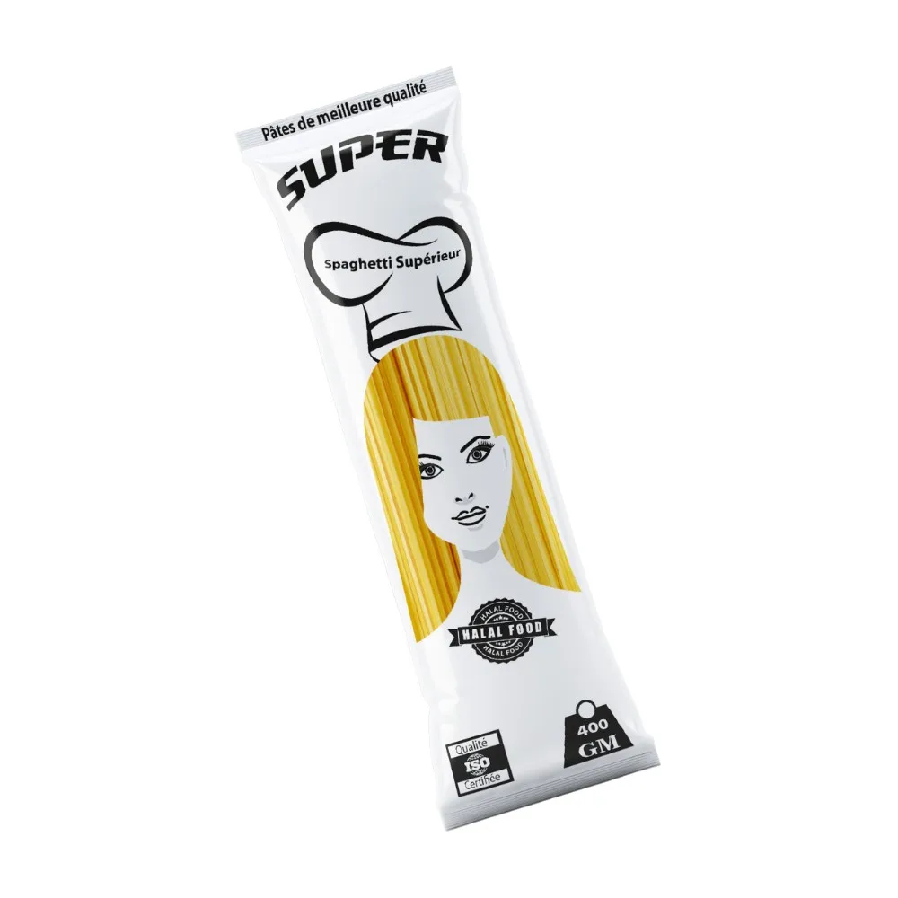 Halal Certified Spaghetti Pasta 18 Months Shelf Life Wheat-based Packaged in Bag or Box Cooked Style