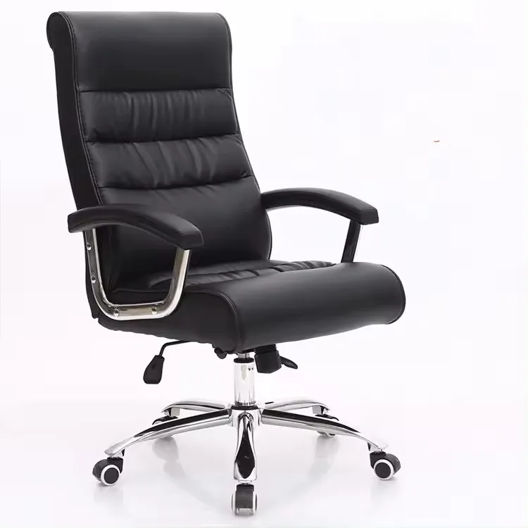 Factory price high back executive boss PU leather office chair office furniture swivel chair adjustable leather chair