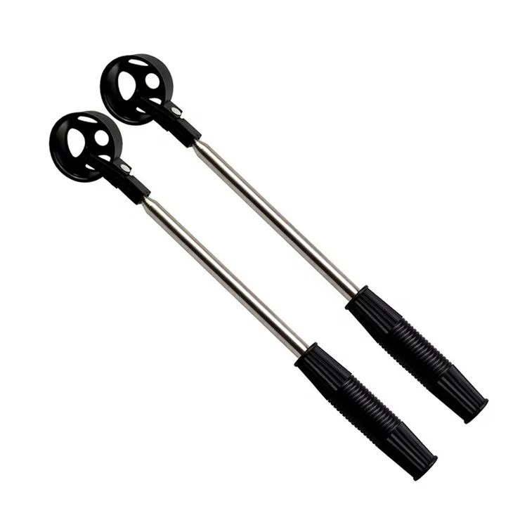 Portable Automatic lock Scoop Design Stainless Steel Golf Ball Picker Pick Up Tool Telescopic Golf Ball Retriever