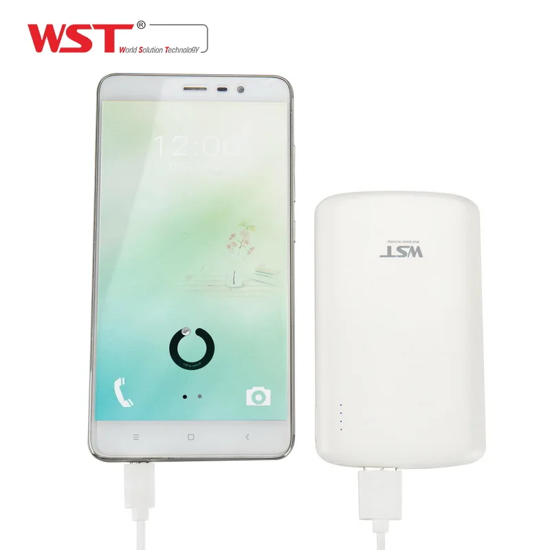 Легко носить один USB Кредитная карта портативный кошелек мини 5000 мАч powerbank с вспышкой света