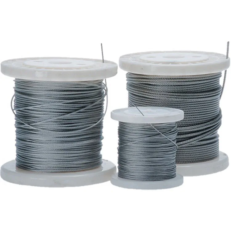 Transparent PVC Coated Galvanized Steel Wire Rope Price
